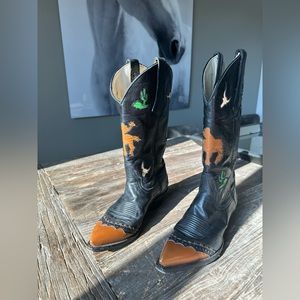 Larry Mahan cowboy boots!